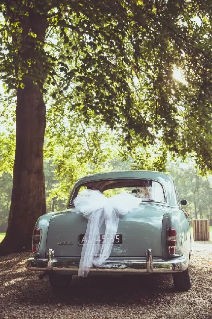 جدیدترین عکس تزیین ماشین عروس زیبا و قدیمی