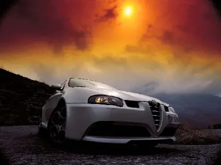 تصویر زمینه شیک و جذاب خودروی آلفا رومئو با کیفیت 4k