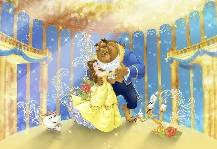 عکس با کیفیت انیمیشن دیو و دلبر Beauty and the Beast