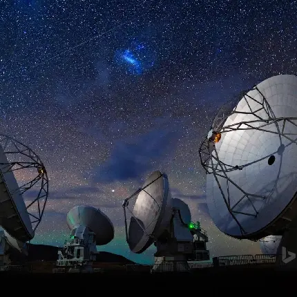 عکس تلسکوپ های رادیویی با کیفیت