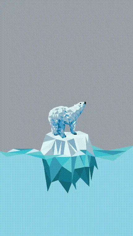 تصویر زمینه خرس قطبی یا خرس سفید برای روز جهانی خرس قطبی