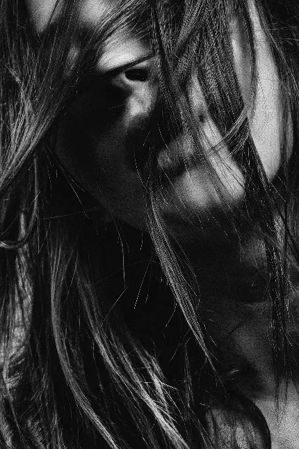 عکس سیاه سفید فانتزی دخترانه