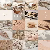 چاپ قاب موبایل و گوشی بک گراند چند تیکه بژ با کیفیت HD