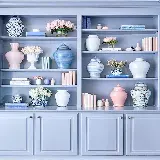چاپ قاب موبایل و گوشی والپیپر دکوراسیون آبی با کیفیت بالا