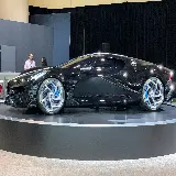 چاپ قاب موبایل و گوشی عکس نمای بغل خودروی بوگاتی La Voiture Noire