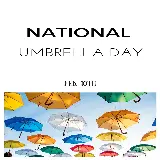 چاپ قاب موبایل و گوشی عکس نوشته روز جهانی چتر National Umbrella Day با کیفیت HD
