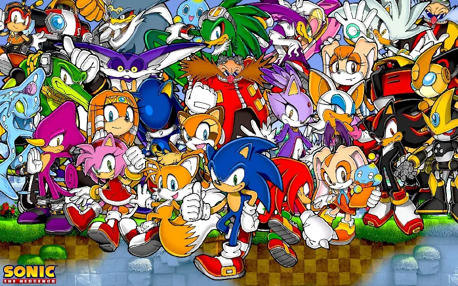 والپیپر بازی Sonic با کیفیت HD و تلفیق رنگ ویژه برای کامپیوتر