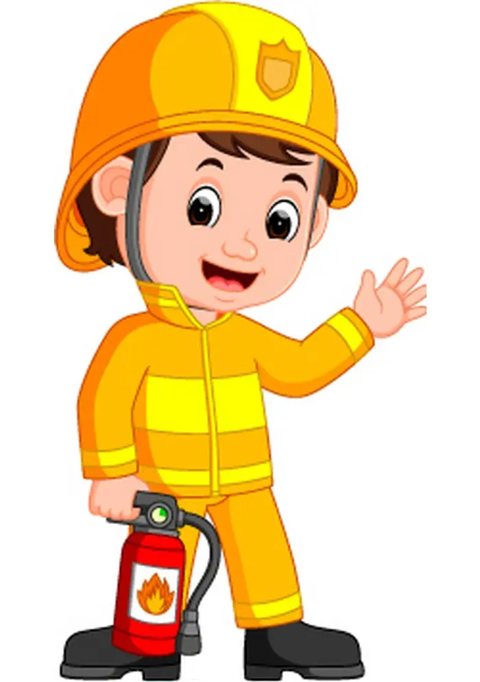 عکس نقاشی آتش نشانی آسان با کیفیت فوق العاده برای کودکان