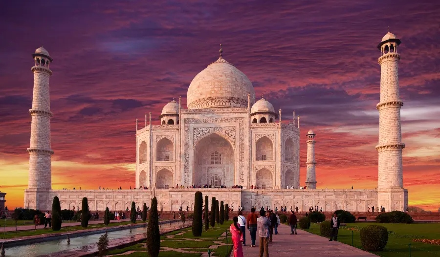 عکس جدید تاج محل نماد عشق و از عجایب هفتگانه دنیا