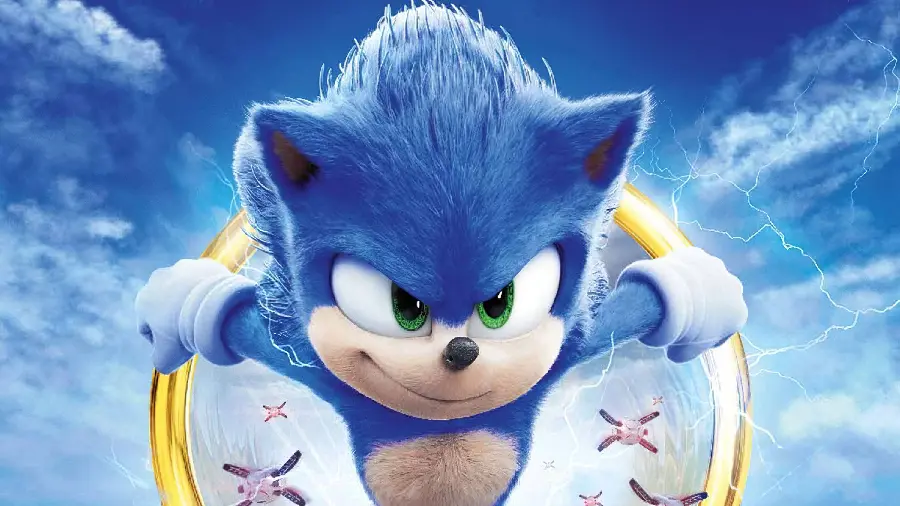 والپیپر اچ دی سونیک Sonic خارپشت آبی در فیلم جدیدش