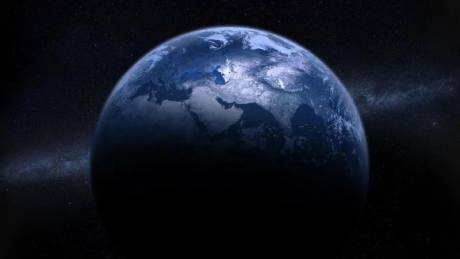 جدید ترین تصویر کره زمین با اندازه مناسب زمینه دسکتاپ