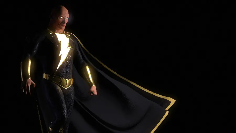 تصویر جدید و تازه فیلم Black Adam با بازی دوئین جانسون