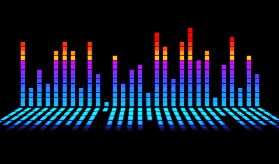 دانلود عکس اکولایزر کامپیوتری موسیقی مخصوص پس زمینه