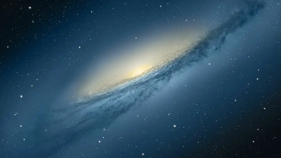 عکس پس زمینه کهکشانی با کیفیت 4K در فضا با ستاره های بی شمار