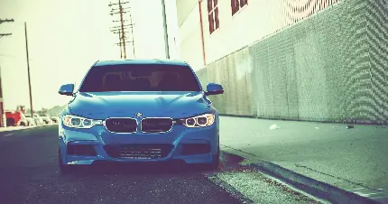 عکس و والپیپر ماشین بی ام و کوپه با رنگ آبی خفن و زیبا BMW