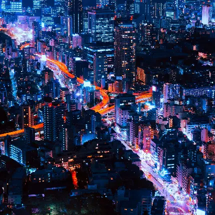 عکس زیبای ثبت شده با دوربین عکاسی حرفه ای از خیابانهای توکیو