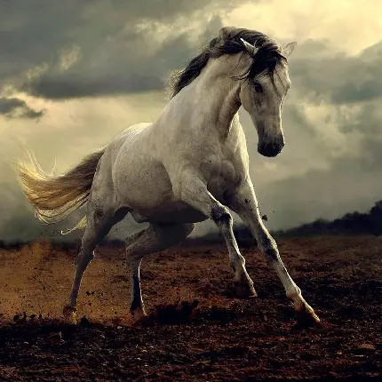 عکس اسب سفید زیبا برای پروفایل