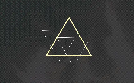 دانلود عکس مشکی مینیمال با طرح چند مثلثی