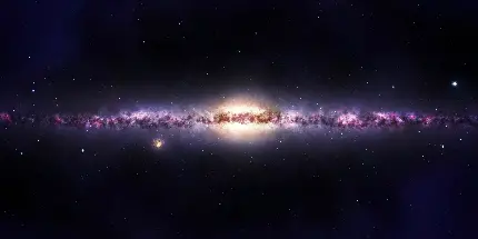 بک گراند خارق العاده از یک کهکشان عظیم و طولانی