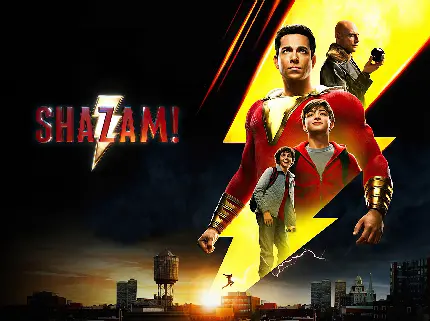 دانلود تصویر زمینه فوق العاده با کیفیت و جذاب فیلم شزم Shazam