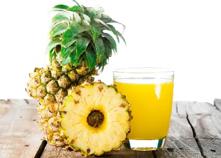 عکس آبمیوه آناناس خوشمزه با یک طراحی خوشگل با کیفیت عالی