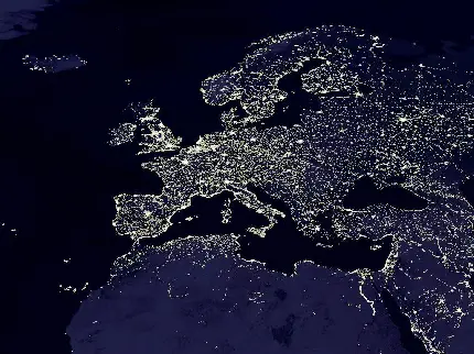 والپیپر اچ دی عکس کره زمین واقعی از ناسا و شیک