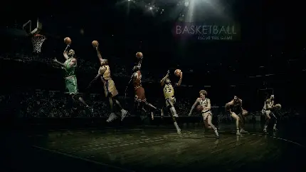 دانلود والپیپر خفن و جذاب از ورزش بسکتبال با کیفیت HD 