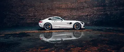 تصویر زمینه بنز AMG GT R سفید