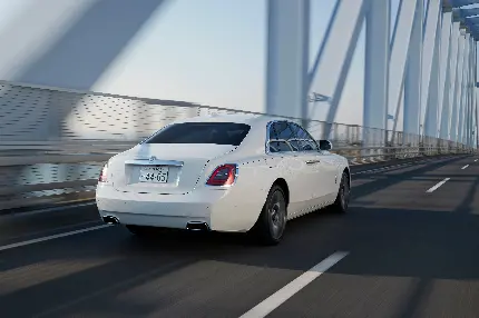 عکس ماشین اسپرت رولز رویس Rolls Royce خارجی با خلاقیت های زیبا و رنگ سفید