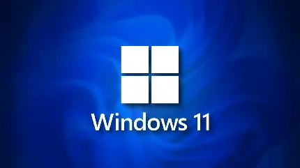 والپیپر 7K مدرن به رنگ آبی برای دسکتاپ Windows 11