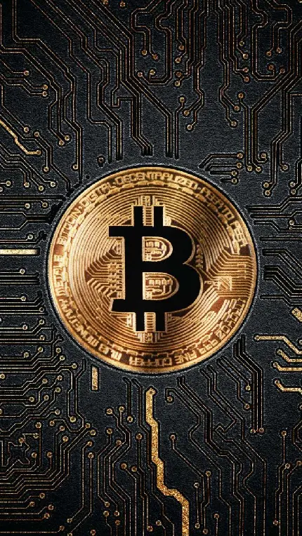 عکس بیت کوین Bitcoin برای پروفایل گوشی و والپیپر