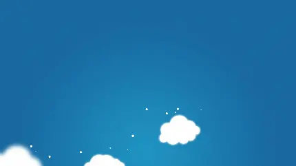 عکس انتزاعی از ابرهای کارتونی