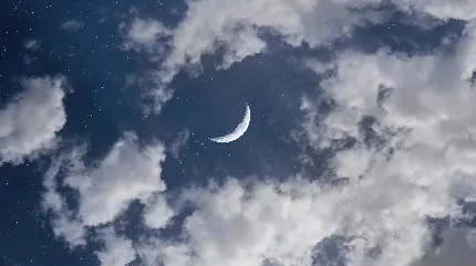جدیدترین عکس بک گراند آسمان و هلال ماه با کیفیت 11K