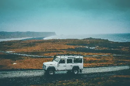 دانلود عکس پس‌زمینه و بک گراند آفرود لندرور دیفندر Land Rover Defender