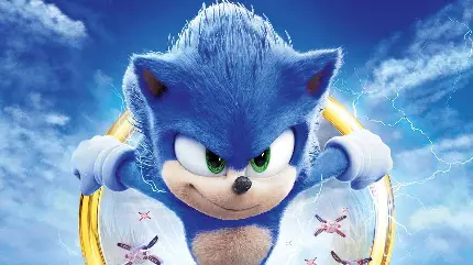 والپیپر اچ دی سونیک Sonic خارپشت آبی در فیلم جدیدش