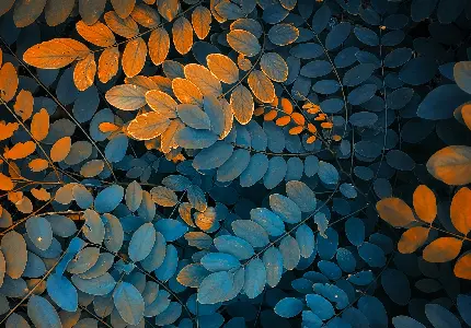 تصویر زمینه 7K برگ های زیبا و متفاوت پاییزی برای دسکتاپ