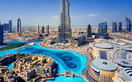 تصویر شگفت انگیز از شهر دبی معروف به منهتن خاورمیانه