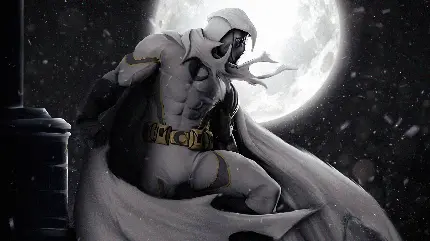 تصویر استوک و رایگان شخصیت شوالیه ماه Moon Knight مون نایت برای طراحی