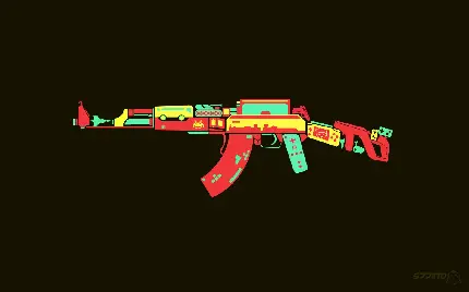 پردانلودترین تصویر دیجیتالی Gaming با نقش تفنگ با کیفیت ویژه