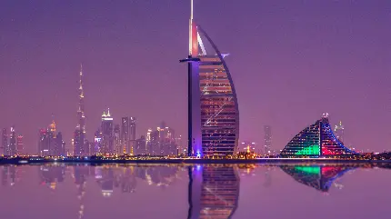 عکس بک گراند 11K برج لوکس العرب در شهر دبی برای دسکتاپ