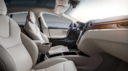 عکس های با کیفیت خودروی تمام برقی تسلا مدل اس Model S