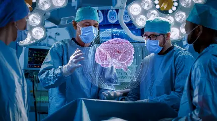 عکس پزشکی جراحی مغز و اعصاب برای پروفایل شبکه های اجتماعی