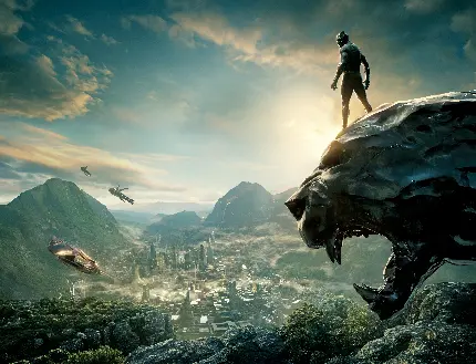 والپیپر 8K فیلم Black panther پلنگ سیاه مخصوص ویندوز