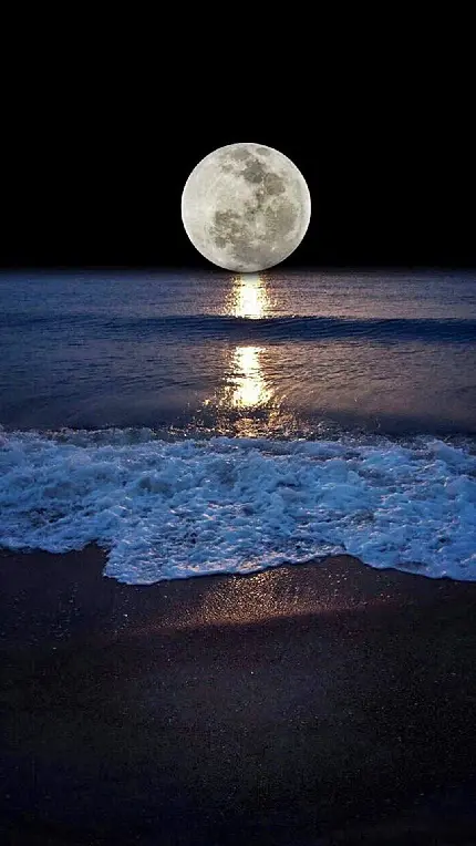 عکس زیبا از ماه مهتابی و قشنگ برای والپیپر گوشی هوشمند