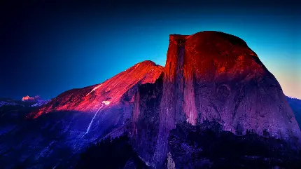 زیباترین بک گراند غروب کوهستان با کیفیت 11K مخصوص دسکتاپ