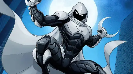 چاپ پوستر عکس سریال جدید شوالیه ماه Moon Knight مون نایت برای پست و استوری در اینستاگرام