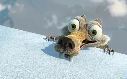 عکس جالب و بامزه از اسکرت سنجاب انیمیشن عصر یخبندان برای پروفایل و بک گراند