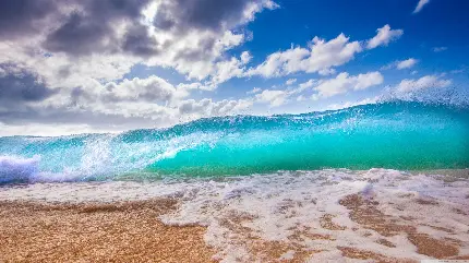 بک گراند ویندوز از امواج اقیانوس در ساحل 2022