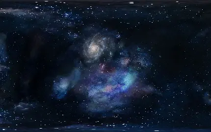 تصویر کهکشان های ان جی سی 1300 با کهکشانی نامنظم