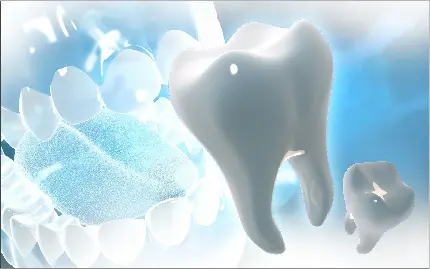 عکس فانتزی دندان های سالم برای پروفایل دانشجویان دندانپزشکی